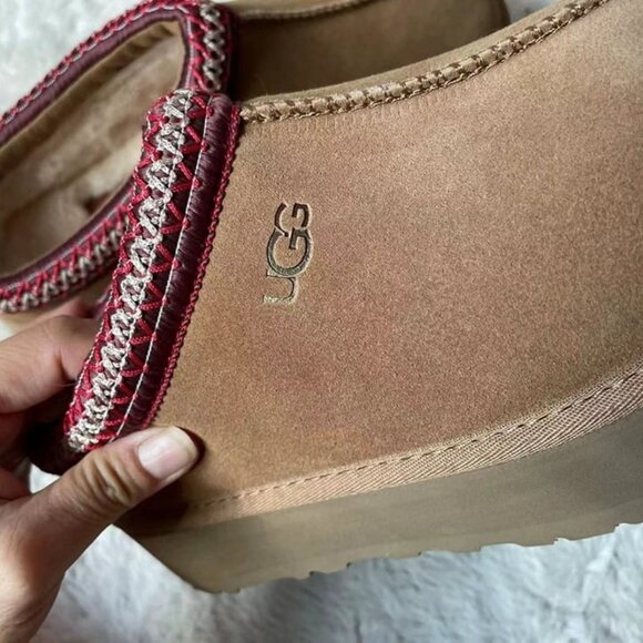 UGG tazz platform slipper chestnut - Picture 6 of 7